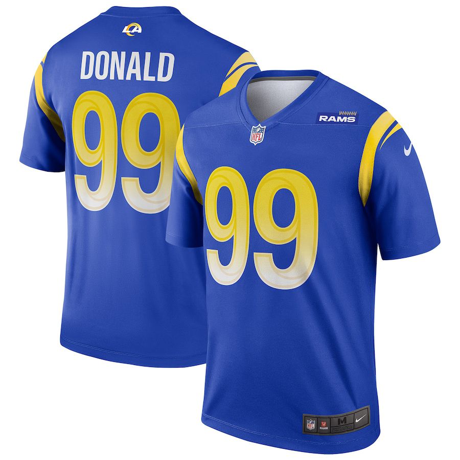 Men Los Angeles Rams #99 Aaron Donald Nike Royal Legend NFL Jersey